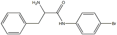 2-amino-N-(4-bromophenyl)-3-phenylpropanamide 结构式