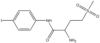 2-amino-N-(4-iodophenyl)-4-methanesulfonylbutanamide