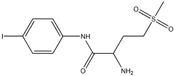  2-amino-N-(4-iodophenyl)-4-methanesulfonylbutanamide