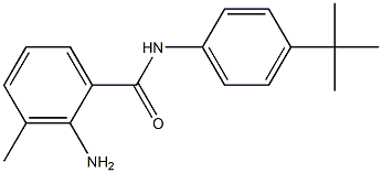 2-amino-N-(4-tert-butylphenyl)-3-methylbenzamide Struktur