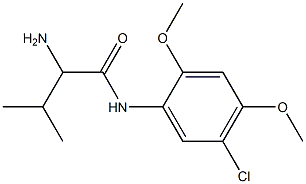 2-amino-N-(5-chloro-2,4-dimethoxyphenyl)-3-methylbutanamide Structure