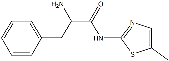 2-amino-N-(5-methyl-1,3-thiazol-2-yl)-3-phenylpropanamide|