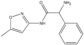  2-amino-N-(5-methylisoxazol-3-yl)-2-phenylacetamide