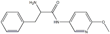 2-amino-N-(6-methoxypyridin-3-yl)-3-phenylpropanamide,,结构式