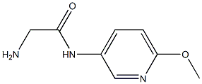 2-amino-N-(6-methoxypyridin-3-yl)acetamide Structure