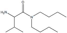 2-amino-N,N-dibutyl-3-methylbutanamide Structure
