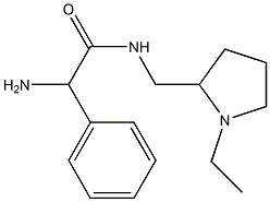 2-amino-N-[(1-ethylpyrrolidin-2-yl)methyl]-2-phenylacetamide