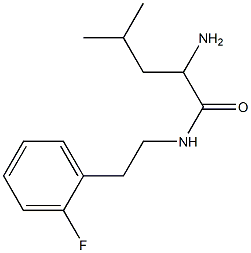 2-amino-N-[2-(2-fluorophenyl)ethyl]-4-methylpentanamide