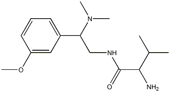 2-amino-N-[2-(dimethylamino)-2-(3-methoxyphenyl)ethyl]-3-methylbutanamide