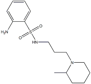 2-amino-N-[3-(2-methylpiperidin-1-yl)propyl]benzene-1-sulfonamide|