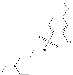 2-amino-N-[3-(diethylamino)propyl]-4-methoxybenzene-1-sulfonamide|