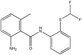 2-amino-N-{2-[(difluoromethyl)sulfanyl]phenyl}-6-methylbenzamide