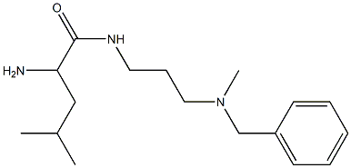 2-amino-N-{3-[benzyl(methyl)amino]propyl}-4-methylpentanamide|