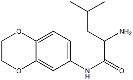 2-amino-N-2,3-dihydro-1,4-benzodioxin-6-yl-4-methylpentanamide