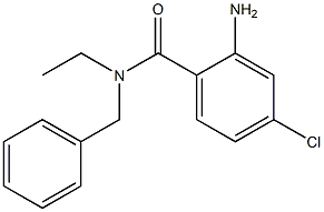 2-amino-N-benzyl-4-chloro-N-ethylbenzamide Structure