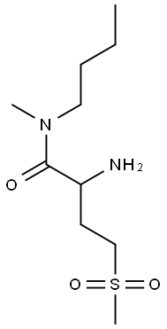 2-amino-N-butyl-N-methyl-4-(methylsulfonyl)butanamide 结构式