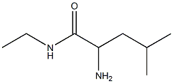 2-amino-N-ethyl-4-methylpentanamide Structure