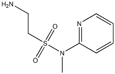 2-amino-N-methyl-N-(pyridin-2-yl)ethane-1-sulfonamide,,结构式