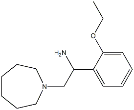 2-azepan-1-yl-1-(2-ethoxyphenyl)ethanamine 化学構造式