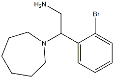 2-azepan-1-yl-2-(2-bromophenyl)ethanamine 化学構造式