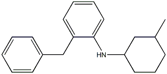 2-benzyl-N-(3-methylcyclohexyl)aniline Structure