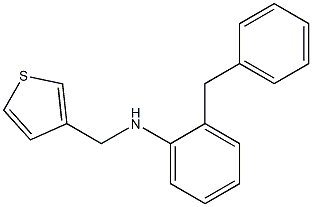 2-benzyl-N-(thiophen-3-ylmethyl)aniline