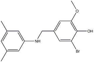2-bromo-4-{[(3,5-dimethylphenyl)amino]methyl}-6-methoxyphenol
