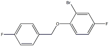  2-bromo-4-fluoro-1-[(4-fluorophenyl)methoxy]benzene