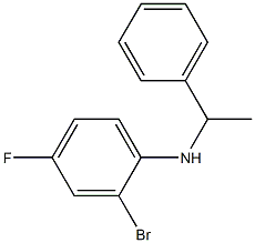  2-bromo-4-fluoro-N-(1-phenylethyl)aniline