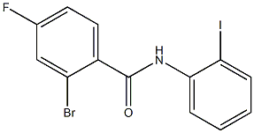  2-bromo-4-fluoro-N-(2-iodophenyl)benzamide