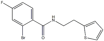 2-bromo-4-fluoro-N-(2-thien-2-ylethyl)benzamide