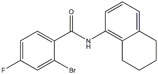 2-bromo-4-fluoro-N-(5,6,7,8-tetrahydronaphthalen-1-yl)benzamide