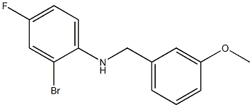  2-bromo-4-fluoro-N-[(3-methoxyphenyl)methyl]aniline