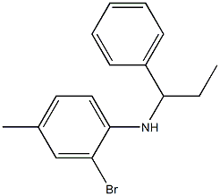 2-bromo-4-methyl-N-(1-phenylpropyl)aniline