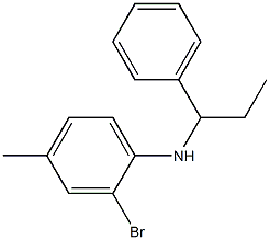  2-bromo-4-methyl-N-(1-phenylpropyl)aniline