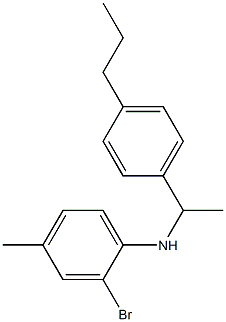 2-bromo-4-methyl-N-[1-(4-propylphenyl)ethyl]aniline