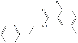 2-bromo-5-fluoro-N-(2-pyridin-2-ylethyl)benzamide|