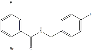 2-bromo-5-fluoro-N-(4-fluorobenzyl)benzamide