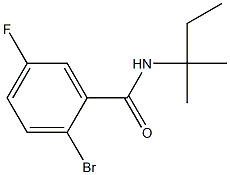 2-bromo-N-(1,1-dimethylpropyl)-5-fluorobenzamide|