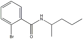 2-bromo-N-(1-methylbutyl)benzamide Structure