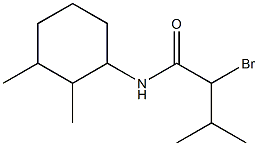 2-bromo-N-(2,3-dimethylcyclohexyl)-3-methylbutanamide Structure