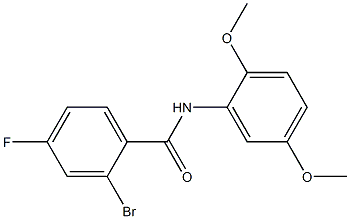 2-bromo-N-(2,5-dimethoxyphenyl)-4-fluorobenzamide
