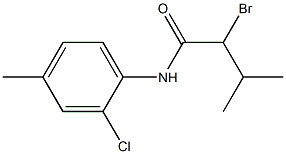 2-bromo-N-(2-chloro-4-methylphenyl)-3-methylbutanamide Structure