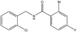 2-bromo-N-(2-chlorobenzyl)-4-fluorobenzamide Struktur