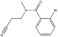 2-bromo-N-(2-cyanoethyl)-N-methylbenzamide|