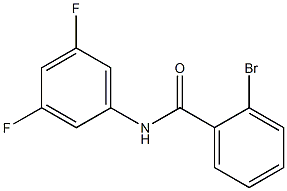 2-bromo-N-(3,5-difluorophenyl)benzamide Structure
