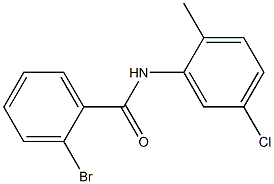 2-bromo-N-(5-chloro-2-methylphenyl)benzamide Struktur