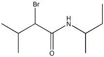 2-bromo-N-(sec-butyl)-3-methylbutanamide,,结构式