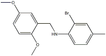 2-bromo-N-[(2,5-dimethoxyphenyl)methyl]-4-methylaniline