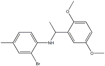 2-bromo-N-[1-(2,5-dimethoxyphenyl)ethyl]-4-methylaniline